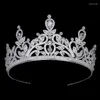 مقاطع الشعر Tiaras و Crown Hadiyana Gergous Women Wedding Party Compland BC3647 Accesorios Para El Cabello Princesa