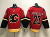 Calgary Flames Jersey Hot Drilling 13 Johnny Gaudreau 23 Sean Monahan 17 Milan Lucic Mens Dostosuj dowolny numer Dowolne nazwiska koszulki hokejowe