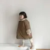 Clothing Sets 2023 Spring and Autumn South Korea Childrens Wear boys girls Thickened Cotton Coat Fashionable Mid length 231207