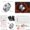 Band Rings Vnox Classical 100% Tungsten Carbide Ring for Men Wedding Jewelry No Rust Drop T190624 Leverans Dhiuk