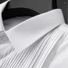 メンズカジュアルシャツ23モデルスタイルビューズの紳士ハイグレードストライプシャツ秋と冬の非復興防止防止センス