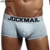 Sous-vêtements Jockmail Marque Sous-vêtements pour hommes Boxer Trunks Coton U Poche convexe Cuecas Calzoncillos Hombre Homme Shorts Gay Culottes