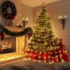 Décorations de Noël 400LEDs EU / US Plug Arbre de Noël Lumières Chaîne Vacances Fée Cascade Guirlande Lumières pour l'année de mariage Pâques Home Party 231207