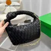 Itália jodie hangbag chian designer saco nó ombro corrente bolsa crossbody bolsa senhora aleta totes clássico mensageiro