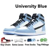 Jumpman 1 1S High Mens Basketball Shoes Bred Patent Royal Starffish Black White Satin Shadow أصفر Ocher Hack Hack Men Women Travels Sports Gai