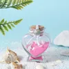 Wazony szklane życzenie butelki piasku pamiątkowe słoiki typu serca typu serc