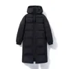 Womens Down Parkas Winter Padded Cotton Coat Female Korean Version Loose Long Knee Length Windproof Warm Jacket Outerwear 231208