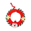 Hundehalsbänder, stricken, Katzenhalsband, Geschenk, Weihnachtsmann, festliche Dekoration, Urlaub für und Halsbekleidung, handgewebter Schal, Kätzchen-Halskette
