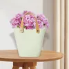 Vasi Vaso in ceramica Borsa per fiori Elegante con manici Borse per fiori decorativi Scaffale Camera da letto Giardino di nozze