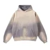 Kanyess Hoodie Designer Fashion Men's and Women's Blushirts High Street Stopniowe wybielanie starego swetra z kapturem moda