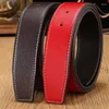 Belts No Buckle 3.8cm Men's Belt Strap Genuine Leather Waist Band Replacement DIY Durable Fashion