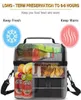Insulated Thermal Bag Women Men Multifunctional 8L Cooler And Warm Keeping Lunch Box Leakproof Waterproof Black Y2004298412274