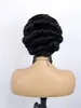 Pixie Cut Human Hair Machine Made Wig Glueless Short Wigs