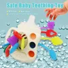 Mobiles 1pc Montessori Toy for Baby Cute Bottle Shape Sensory Teething Toys with Rattles Toddlers Boy Girl Birthday Gifts Co 231207