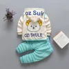 Kledingsets Herfst Winter Babymeisjeskleding Kinderen Jongens Verdikt vest met capuchon T-shirt Broek 3-delige sets Peuterkostuum Kindertrainingspakken 231207