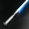 Led Rave Toy TXQSABER Sabre laser à poignée en métal 10 jeux de polices sonores Cosplay Sabre de duel lourd Réglage du volume 12W LED avec épée laser FOC 231207