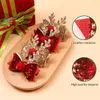 Haarschmuck, 4 Stück, niedliche Weihnachtsgeweihe, Pailletten-Bogen-Haarnadeln, perfektes Geschenk für Babys, Haarnadeln, Haarspangen, Kopfbedeckungen für Kinder, 231207