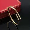 Luxury Classic Designer Bracelet Nail Bracelet Fashion Unisex Cuff Bracelet Couple Bangle Gold Jewelry Valentine's Day Gift Xuvox