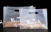Dziękujemy plastikowe torby na prezent plastikowe torby na zakupy detaliczne torby na przyjęcie torebki 50pcllot 2110262792861