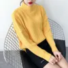 SWEATER KOBIET NOWOŚĆ SWEATER PULOVER Autusz/Zima dzianina luźna okrągła szyja solidny kolor ukośny pasek swobodny moda damska 20