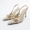 Dress Shoes Designer Brand Transparent High Heels Women Pumps Sexy Bowknot Bride Wedding Pointed 2023 Summer Heeled Sandals Lady