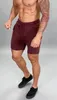 Pantaloncini da uomo Fitness da uomo Palestra Borgogna Cotone Allenamento sportivo estivo Corsa Jogger Uomo Casual Esercizio Basket