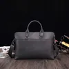 Casual fashion crazy horse skin men's bag business 15.6 inch men's Laptop Bag Shoulder Bag 231208