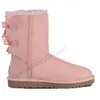 Kapcie damskie Tazz kasztanowe futra slajdy owczarek pantofinowy tasman klasyczny Ultra Mini Platform Buty projektant Augglie Snow Winter Australia z logo