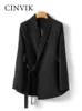 Женские брюки из двух предметов CINVIK, женский комплект, костюмы, офисные комплекты с блейзерами, наряды, костюм, женская одежда, одежда 231207