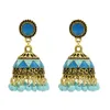 Charme Rétro Bollywood Style Traditionnel Indien Boucles D'oreilles Bijoux Avec De Petites Perles Jhu Jhumka Pour Les Femmes Cadeau De Fête Livraison Directe Dhrpg