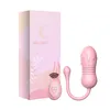 vibrators Cream Egg Skipping Rekkend en vibrerend Draadloze afstandsbediening