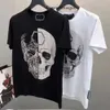 Mens Philipps T- Baskı PP Mektup Erkekler Sokak Giyim S Giyim Tshirt Kno-Plein Kısa Tişörtler Pamuk Kadın Marka Hiphop Adam Tasarımcı Deigner Thirt Kadınlar 707