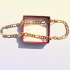 MENS NECKLACE 10MM STAMP 18 K SOLID GOLD FINISH PREMIUM QUALITY FIGARO LINK CHAIN FINE228g4694119