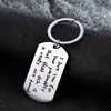 مفاتيح مفاتيح 12pc lot I Love You Keychain Dog Tag Stainless Steel Keyring للزوجين صديق صديقها زوجة الزوج سلسلة مفاتيح السلسلة Funn262y