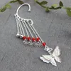 Charm Anime Tian Guan Ci Fu Ear Clips Hook Hua Cheng Xie Lian Cosplay Butterfly Pendant Earring Women Jewelry Accessories Gift 231208
