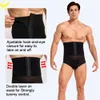 Body Shaper Shorts voor heren Slipje Gewichtsverlies Shapewear Hoge taille Ondergoed Tummy Control Belly Butt Lifter Naadloos