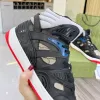 2022 Men Demetra High Tops Casual Sport Shoes Women Leather Platform Sneakers Fashion Rubber Sole Sneakers Top Designer Couples Trainers Runners Shoes Box Storlek 35-46