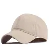 Casquette à visière en coton doux de qualité supérieure de grande taille réglable pour hommes chapeau de baseball noir avec grande circonférence de la tête 54-65 cm Q190417246h