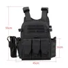 Backpack Nylon Hunting Vest Multi-Functional Camouflage Molle Webbed Gear Adjustable Men Women Combat Equipment For Outdoor Cycling