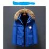 Women's and Men's Medium Length Winter New Canadian Style Overcame Lovers' Working Clothes Thick Goose Down Jacket Men