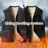 Herenvesten Herenvest Warm gilet Middelbare leeftijd Vaderjas met pluche voering V-hals Ritssluiting Stijlvol Winter voor Q231211