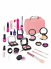 Beauty Mode Fantasiespel Simulatie Cosmetische Make-up Handtas Speelgoed Voor Meisjes Kinderen Educatief PU Tas Verjaardagscadeau 231207