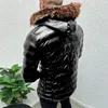 남자 S 재킷 겨울 야외 남성 다운 따뜻한 모피 후드 코트 가을 스트리트웨어 남성 의류 패션 단색 면화 패딩 재킷 231208