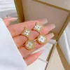 Halskette Ohrringe Set 2023 Schmuck Glänzender Zirkon Verzierter Diamant Ring Anhänger Ohrring Geeignet Für Tägliche Bankette Und Partys
