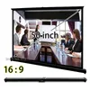 Projektionsskärmar Easy Open Mini Projection Screen 50-tum 16x9 Widescreen Ultra HD 3D Projector Display för handelsmöte 231207