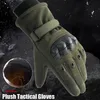 Перчатки с пятью пальцами Тактические перчатки Зимние теплые термоперчатки Охотничьи защитные перчатки Полный палец Военный боевой сенсорный экран Катание на лыжах на открытом воздухе Мужчины 231207