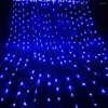 Noël LED cascade météore douche pluie chaîne lumière feston 6x3M vacances lumières décoratives pour la maison guirlande rideau Ramadan