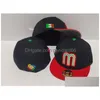 Casquettes de baseball Mexique Baseball Hat Basketball Football Fans Snapbacks Chapeaux personnalisés Toutes les équipes Ajustées Snapback Hip Hop Sports Mix Ordre Dhhiy