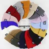 Beanie Skull Caps Designer knitted hats ins popular p letter winter hat Classic Letter Print Knit Casual His-and-Hers plain hats