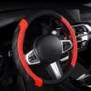 Steering Wheel Covers Universal Faux Leather Car Steering Wheel Covers Fit 37-39CM /14.5-15 inch Anti-slip Breathable For Suzuki Swift For 13 Fiesta